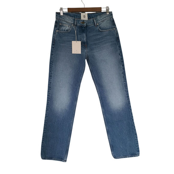 The Garment Darcy Distressed Jeans Straight Leg Size 27 NWT - Picture 1 of 7